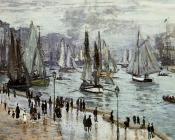 克劳德 莫奈 : Fishing Boats Leaving the Port of Le Havre